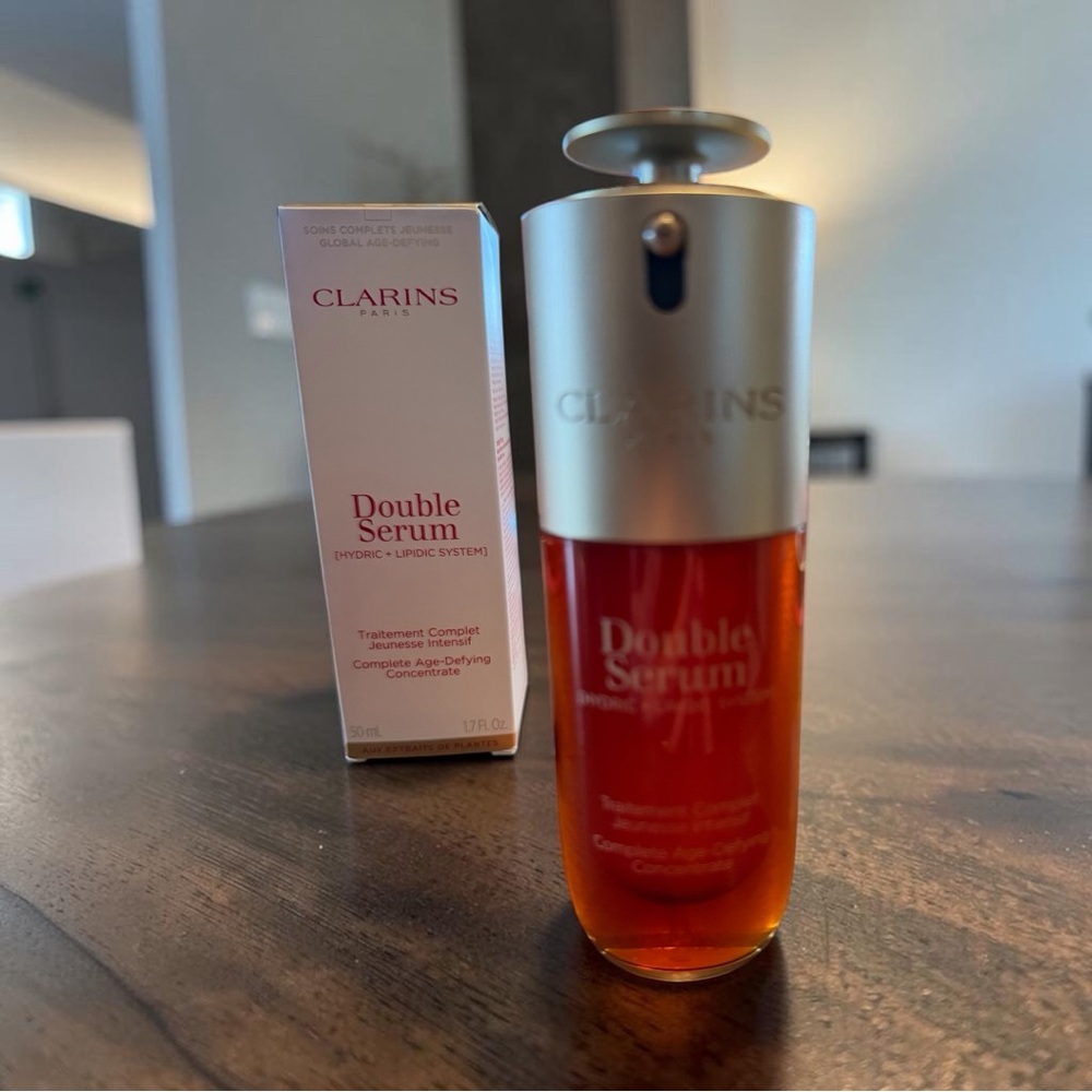 Clarins Double Serum — 1.7 fl.oz Skincare Bottle, BRAND NEW